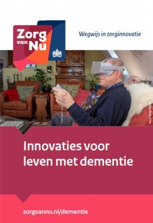 Voorkant van folder innovaties voor leven met dementie
