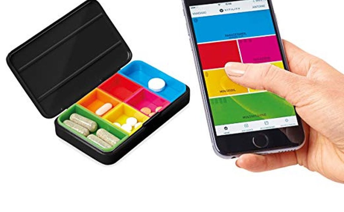 App voor medicijnen herinnering met smart pill box
