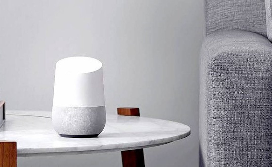 Google Home speaker te gebruiken als spraakassistent.